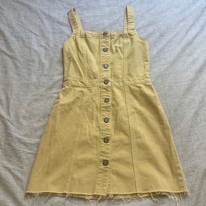 Yellow “Boyish” Jean Dress
